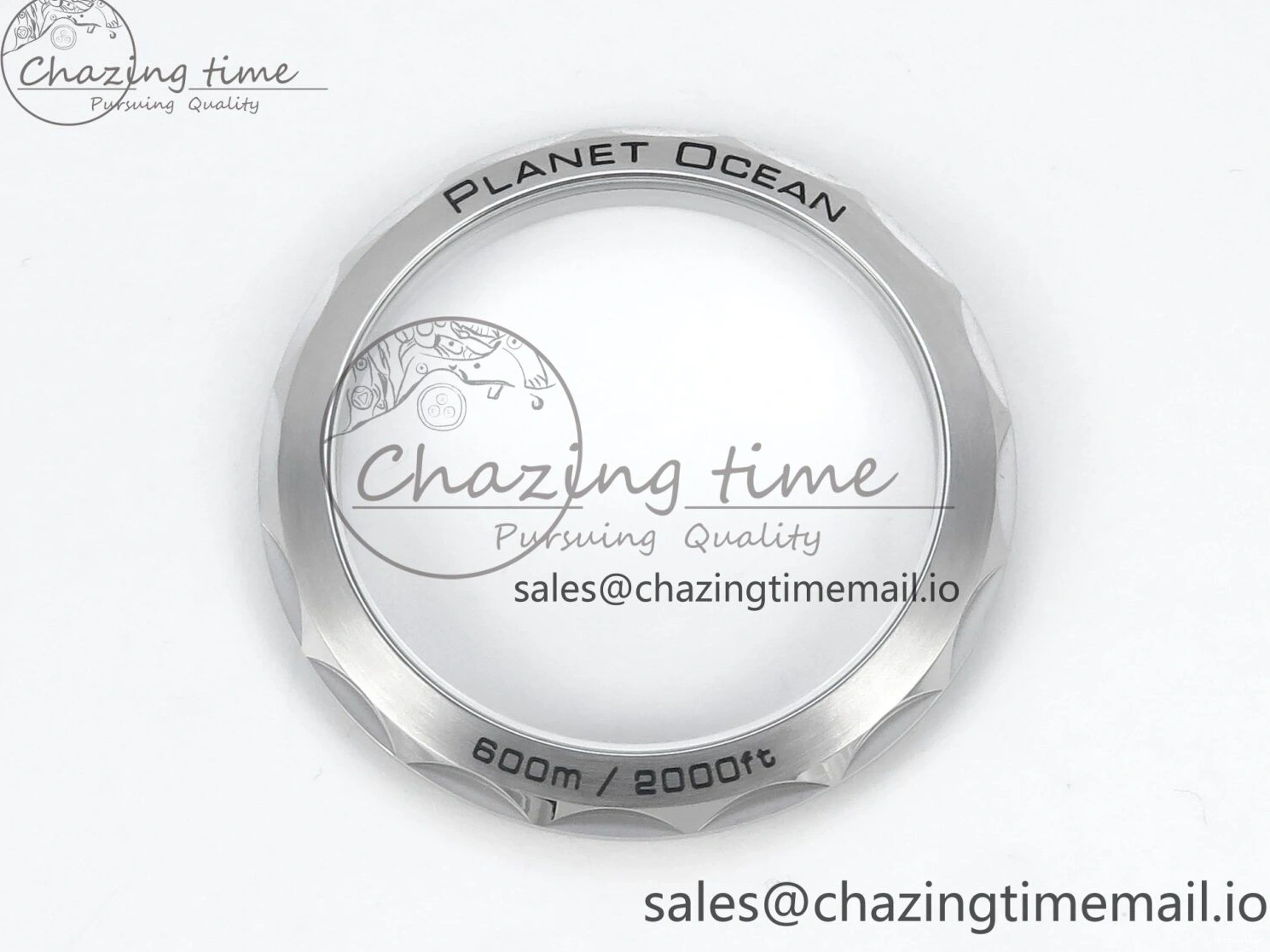 0224 Neat Seamaster Planet Ocean 600M 43.5mm SS SCF 1:1 Best Edition Blue Dial on SS Bracelet A8900 Super Clone 7684